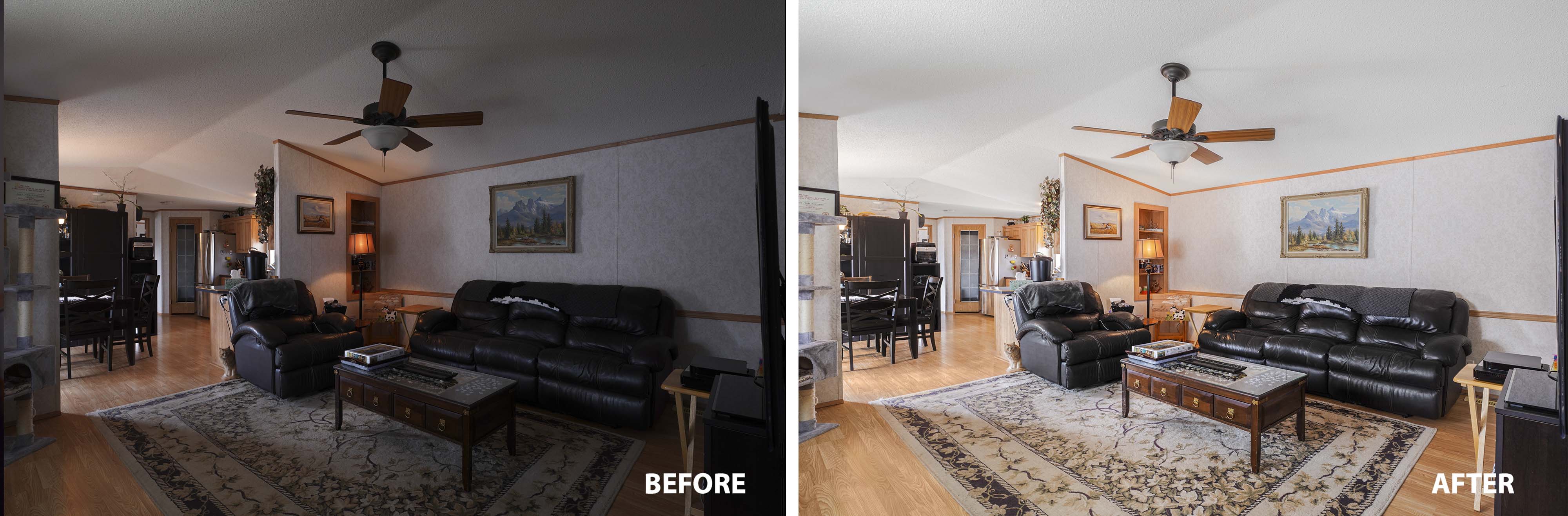 Single Exposure photo editing for Real estat